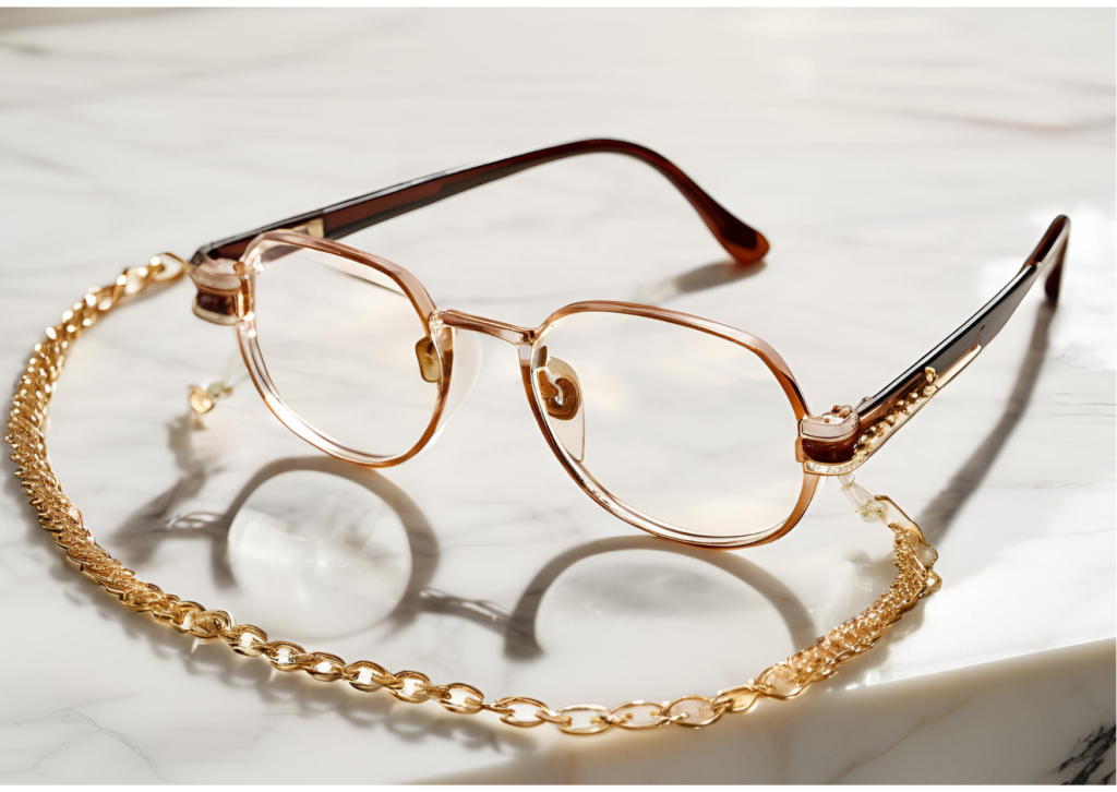 lunettes avec chainette