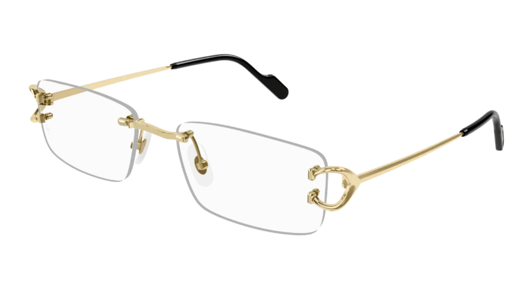 Lunettes de vue Cartier Piccadilly CT0344O-001 pour homme, un design raffiné et élégant