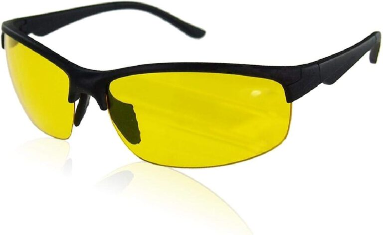 Lunettes de conduite antireflet avec verres jaunes pour une meilleure vision de nuit