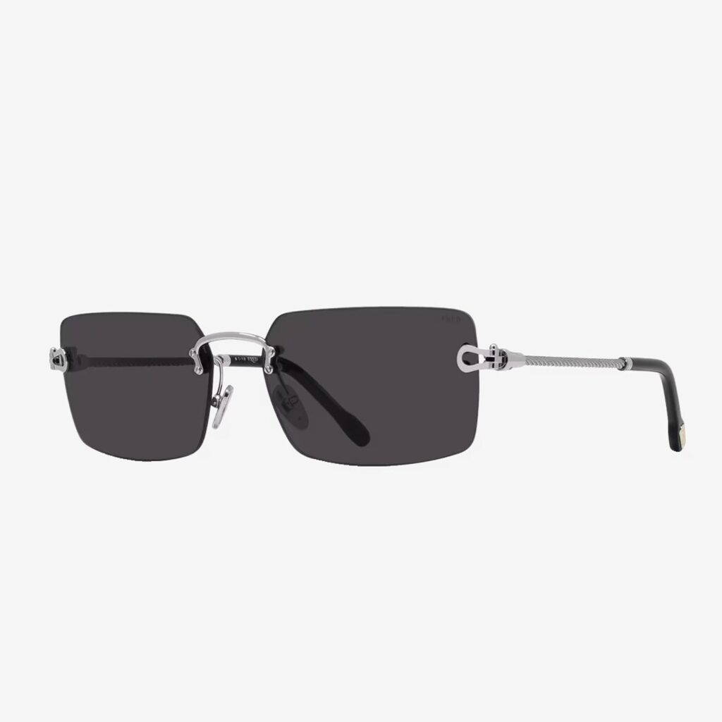 Lunettes Fred Force 10 en métal doré, modèle emblématique et luxueux pour homme