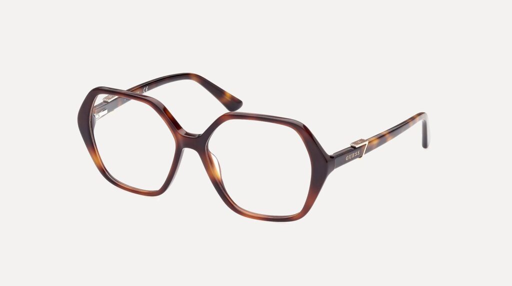 Lunettes de vue Guess GU2875 écaille marron élégantes pour femme
